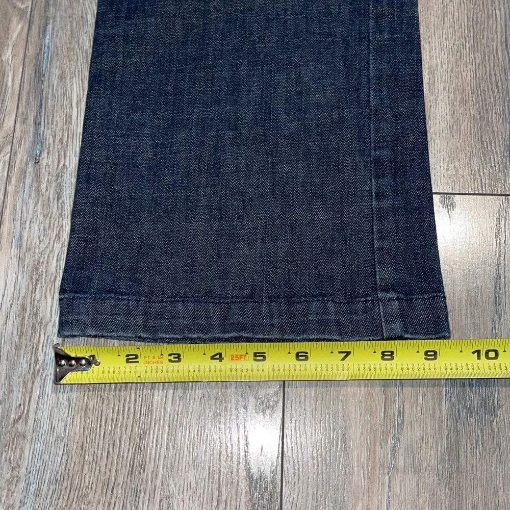 Fire Jeans Womens Size 13 Dark Wash Wide Waistband Straight Leg Denim Blue